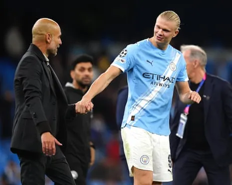 Erling Haaland Joins Exclusive UCL 50-Goal Group, Praised by Guardiola as CR7 and Lionel Messi's Fellow Monster