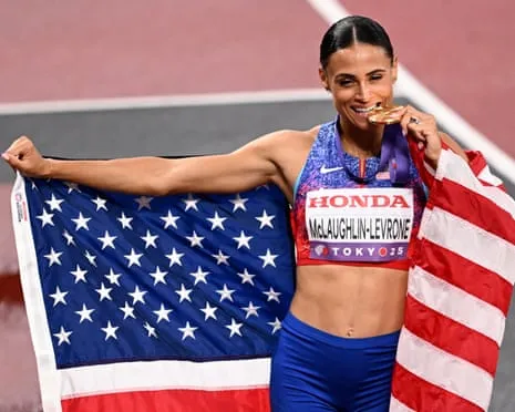 Sydney McLaughlin-Levrone runs quickest women’s 400m in four decades to claim championship title
