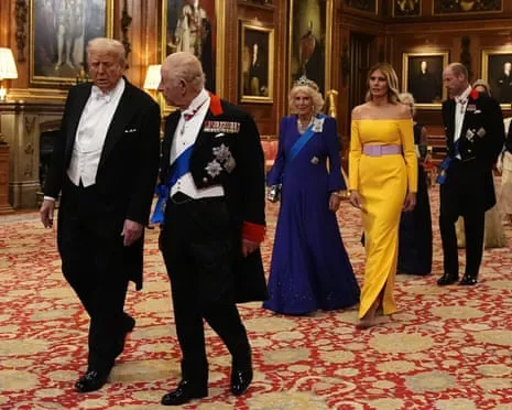The Royal Family Present Grand Welcome During Protests; Kimmel Taken Off Air Due To Kirk Comments