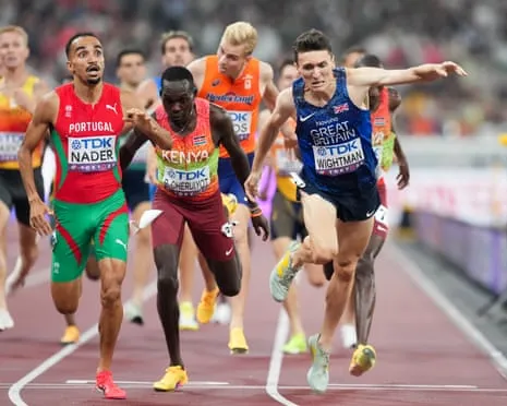 UK's Wightman Just Loses Out on Gold as Portugal's Isaac Nader Wins Dramatic 1500m Title
