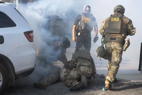 US Law Enforcement Deploy Chemical Irritants and Pepper Balls to Disperse Illinois ICE Protest
