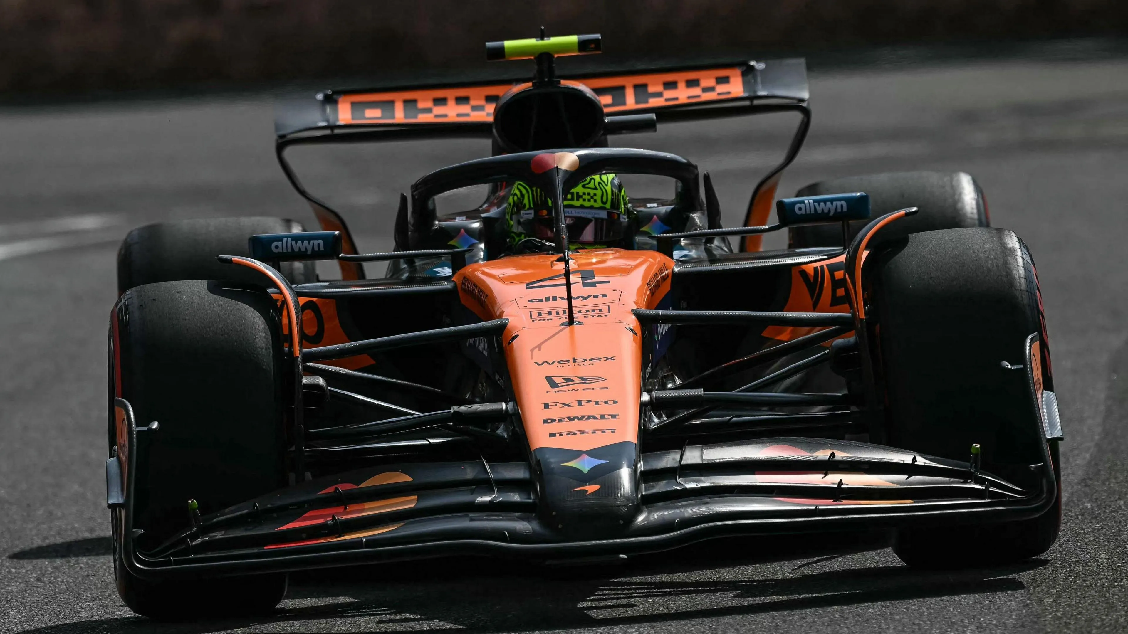 Lando Norris Leads Piastri in Baku First Practice