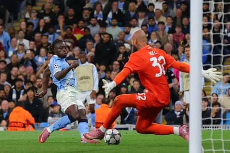 Doku Decorates City's Victory Against Napoli Following De Bruyne's Premature Return Comeback