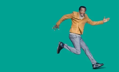 Stephen K Amos: ‘My Feet Are a Disaster’ and They’re Attached on the Most Gaunt Legs Imaginable.