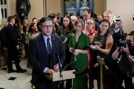House Approves Spending Bill as Democrats Decry Medical Cuts: “We Don’t Serve Trump”