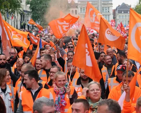 Countrywide Walkout Action Witnesses Vast Numbers Taking to the Streets Throughout France